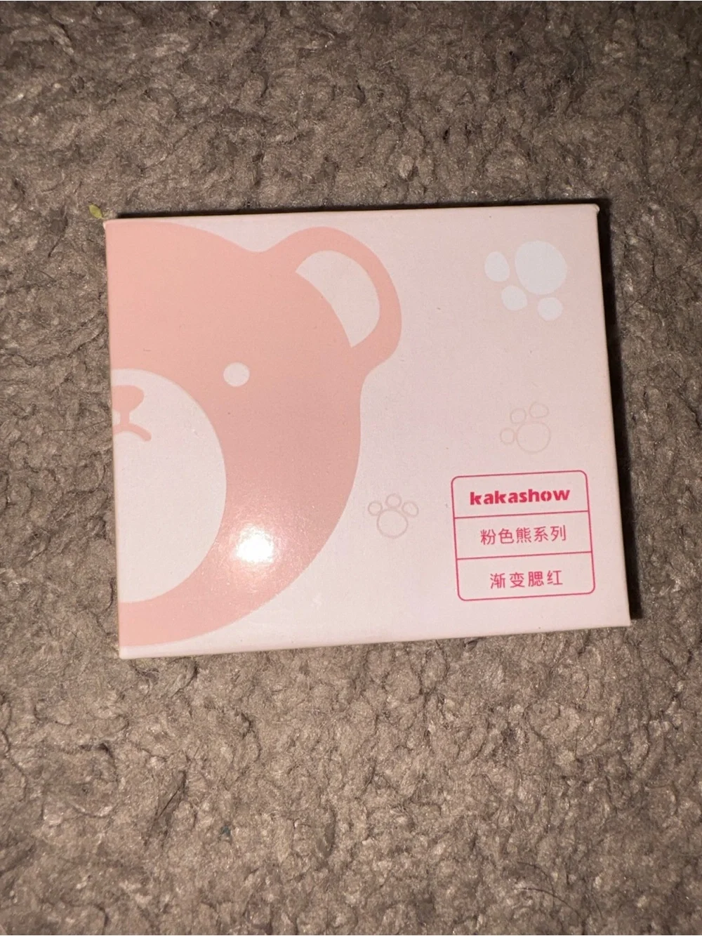 Gradient Bear-Shaped Cheek Blush - Peach to Coral
